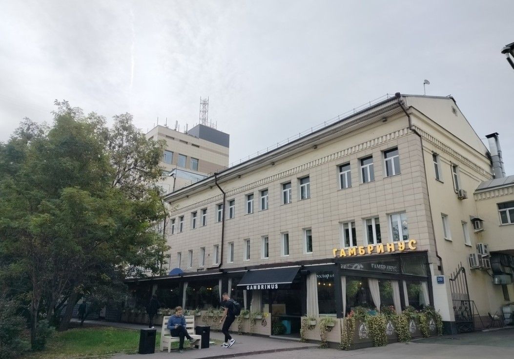 фасад дома, здание по адресу г Москва, ул Марксистская, д 20 стр 1