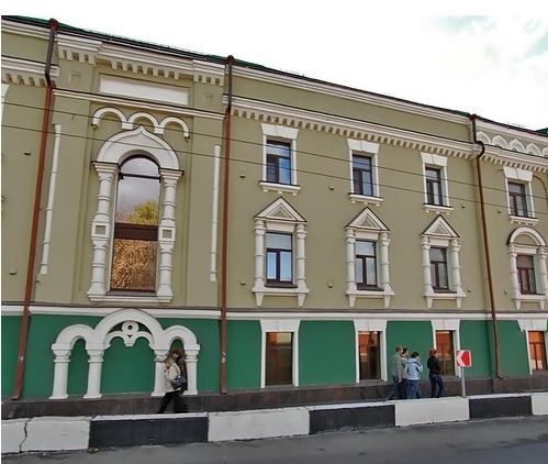 фасад дома, Бизнес-центр Электрический по адресу г Москва, ул Грузинский Вал, д 10