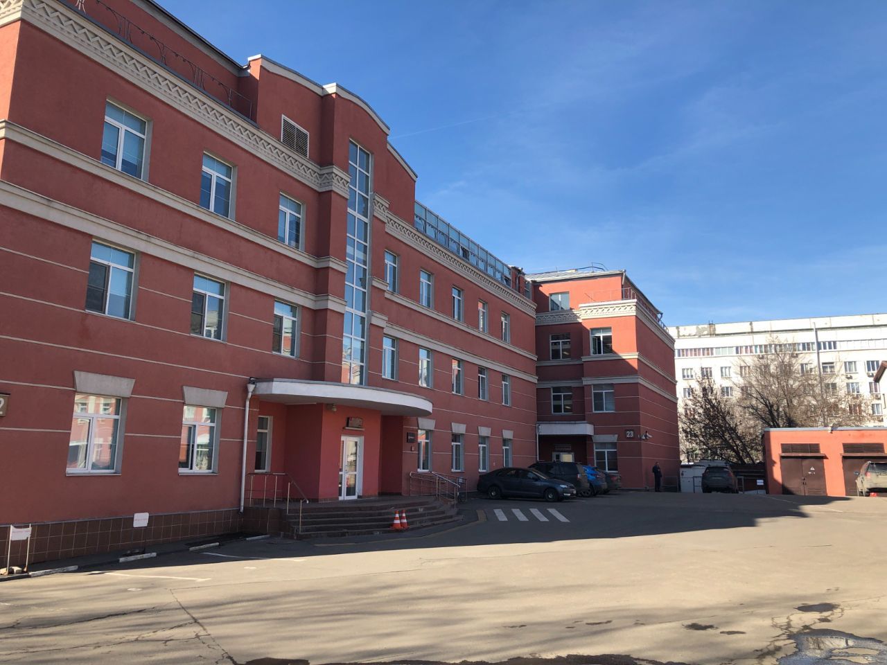 фасад дома, здание по адресу г Москва, ул Вятская, д 27 стр 23 