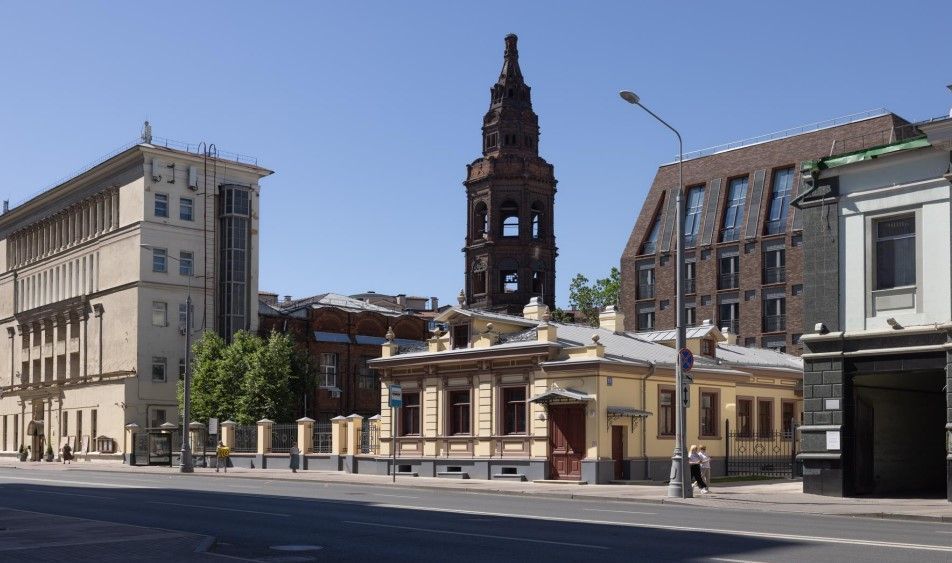 фасад дома, здание по адресу г Москва, ул Долгоруковская, д 25 к 1