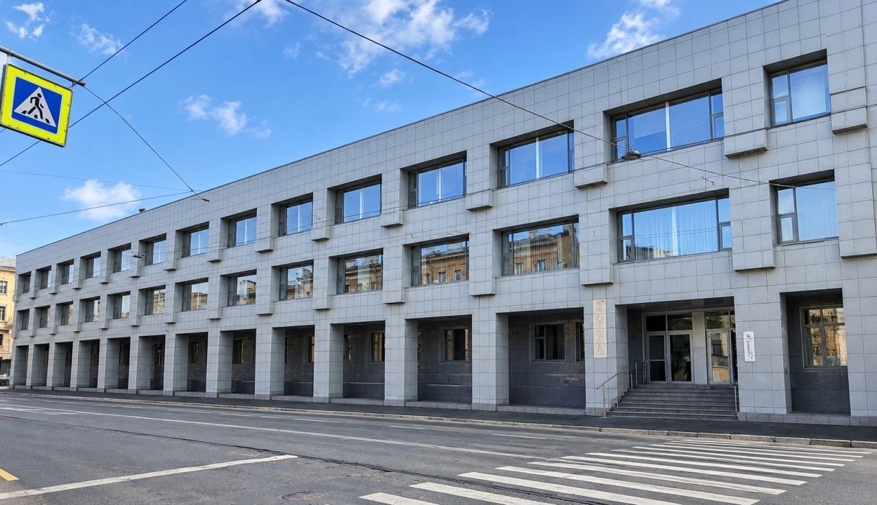 фасад дома, здание по адресу г Санкт-Петербург, линия Косая, д 16 к 2