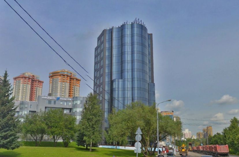 фасад дома, здание по адресу г Москва, пр-кт Вернадского, д 96 к 4