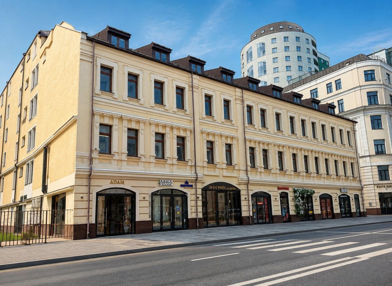 фасад дома, здание по адресу г Москва, ул Новослободская, д 19 стр 1