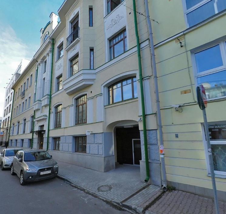 фасад дома, здание по адресу г Москва, Последний пер, д 26 