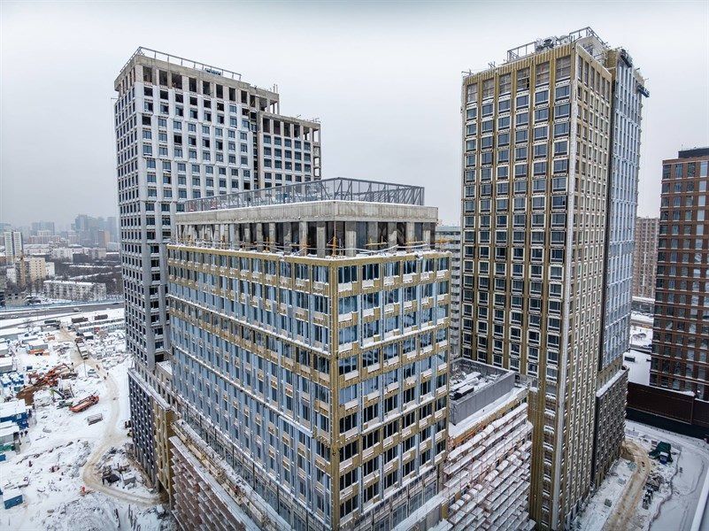 фасад дома, здание по адресу г Москва, ул Озёрная, д 42 стр 7